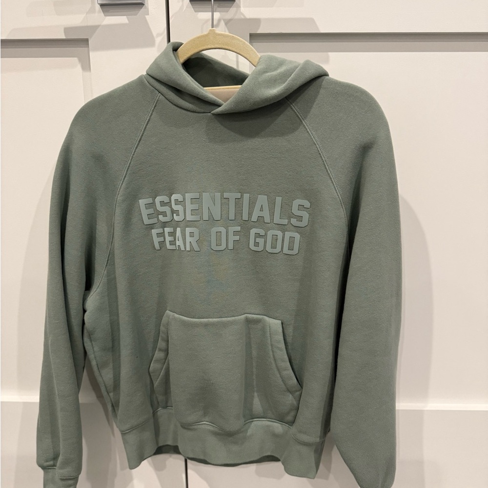 Essentials Green Hoodie XXS